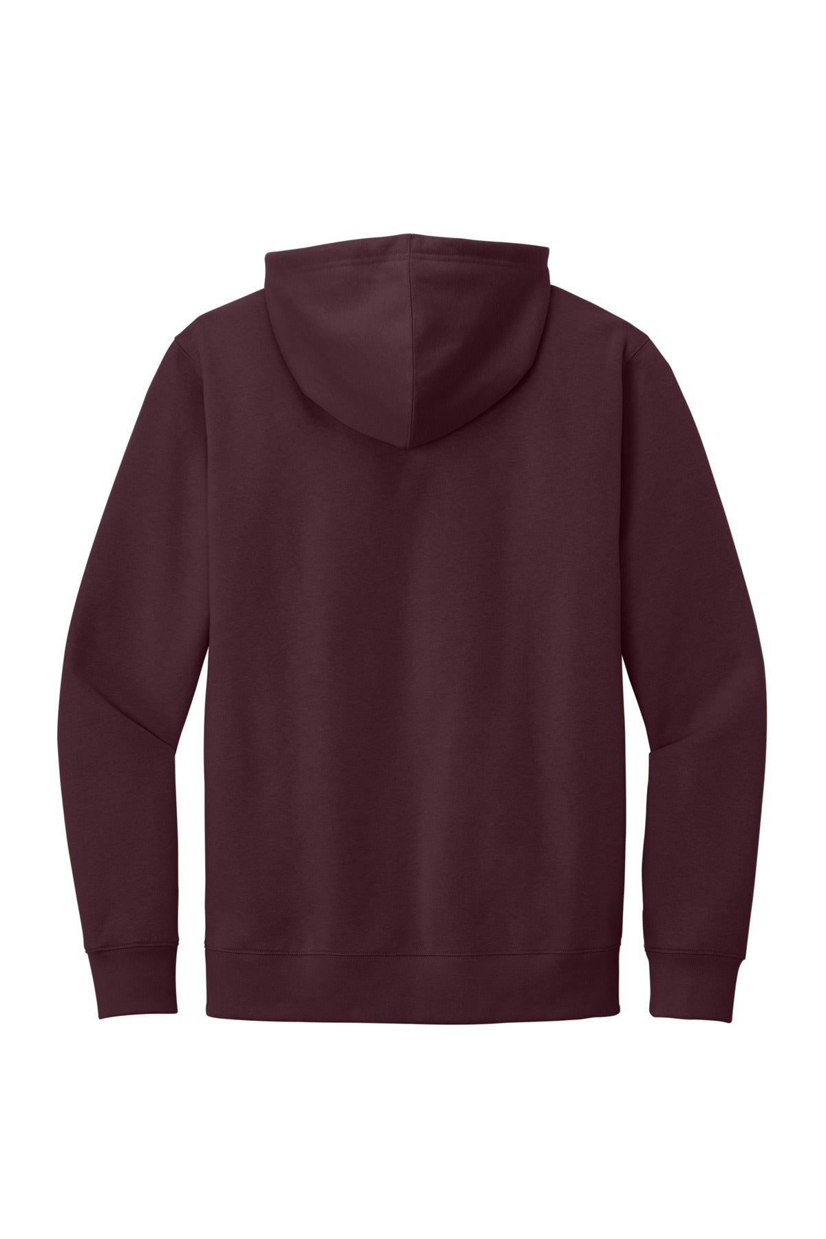 Custom Embroidered District Sweatshirts in Plum