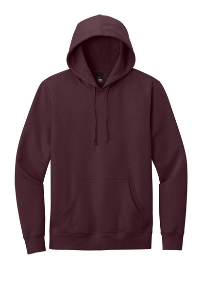 Custom Embroidered District Sweatshirts in Plum