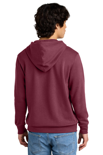 Custom Embroidered District V.I.T.Fleece Hoodie DT6100,Plum