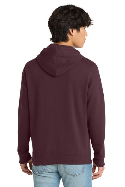Custom Embroidered District Sweatshirts in Plum