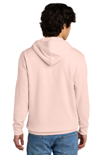 Custom Embroidered District V.I.T.Fleece Hoodie DT6100,Rosewater Pink