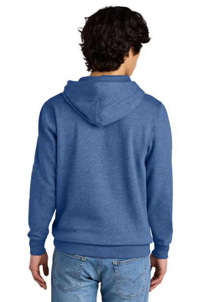 Custom Embroidered District V.I.T.Fleece Hoodie DT6100,Royal Frost