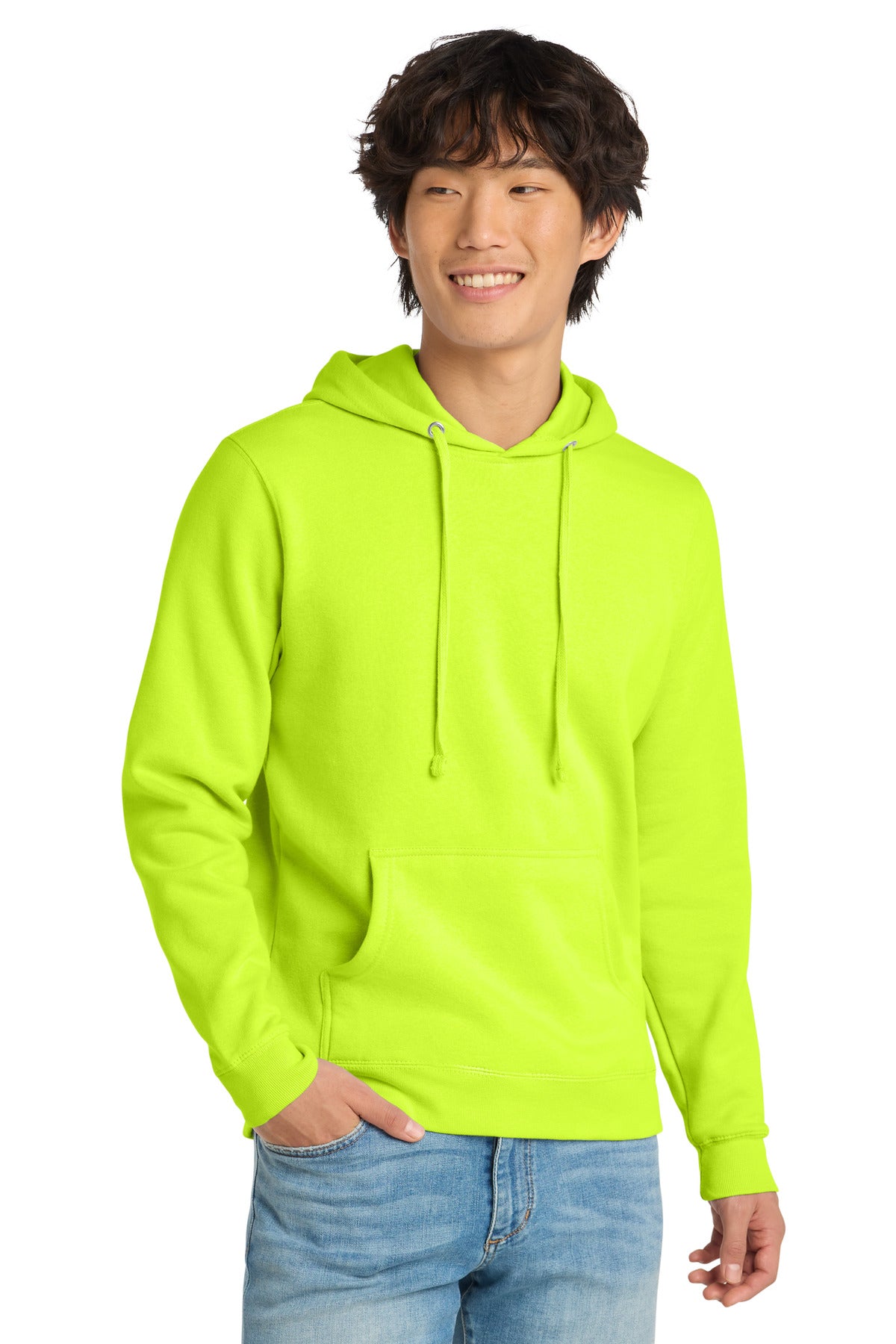 Custom Embroidered District Sweatshirts in S. Green