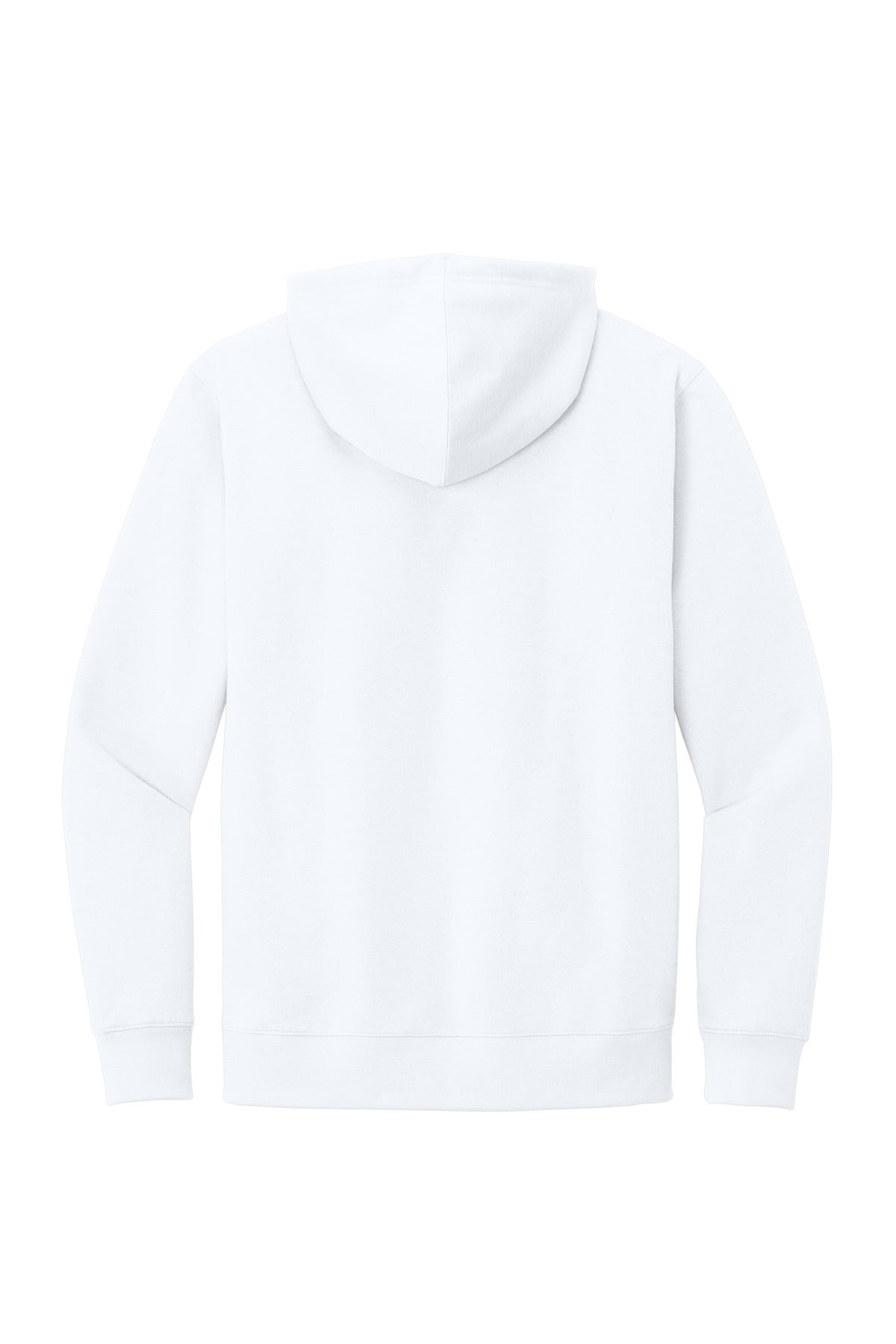 Custom Embroidered District Sweatshirts in White