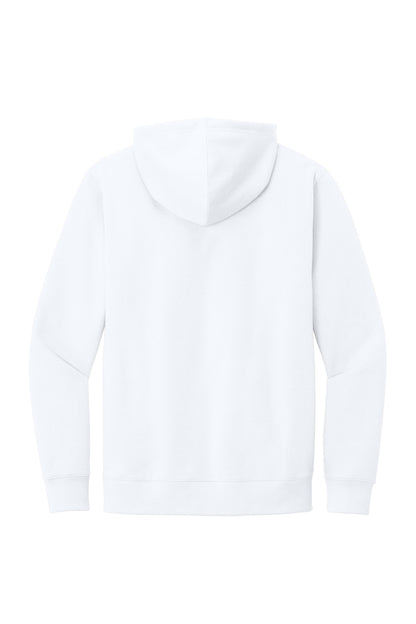 Custom Embroidered District Sweatshirts in White