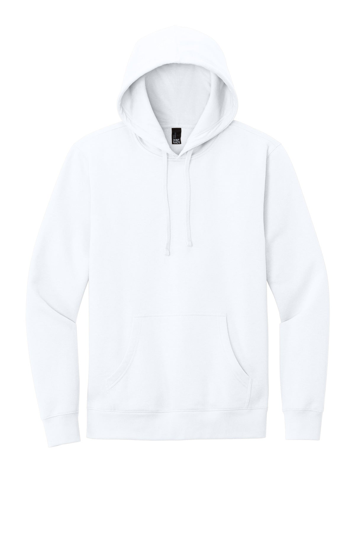 Custom Embroidered District Sweatshirts in White