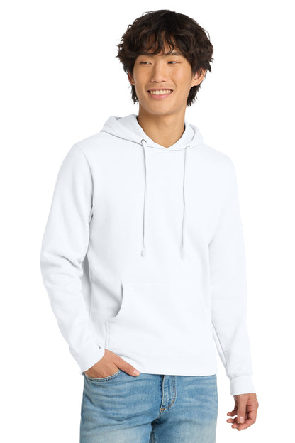 Custom Embroidered District Sweatshirts in White