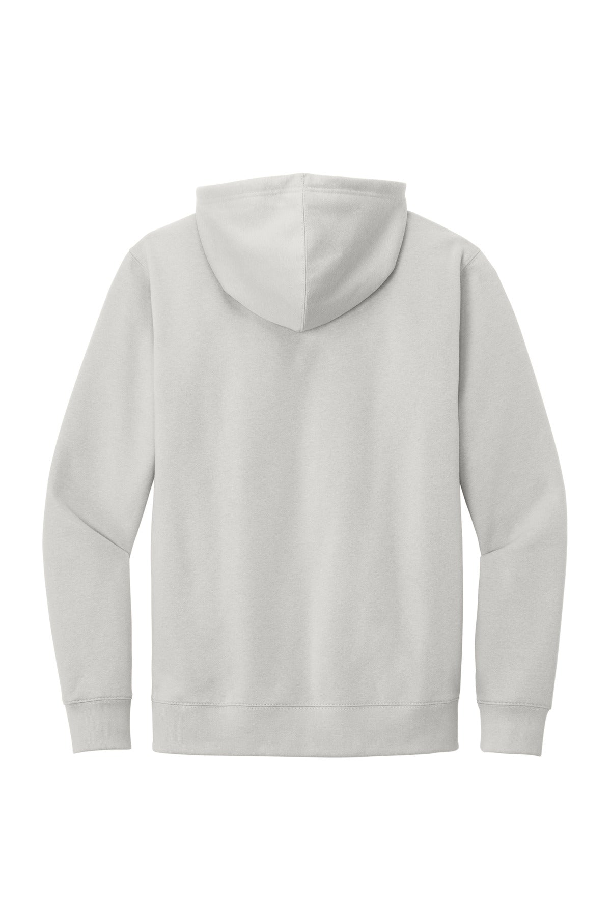 Custom Embroidered District Sweatshirts in White Smoke