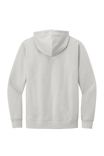 Custom Embroidered District Sweatshirts in White Smoke