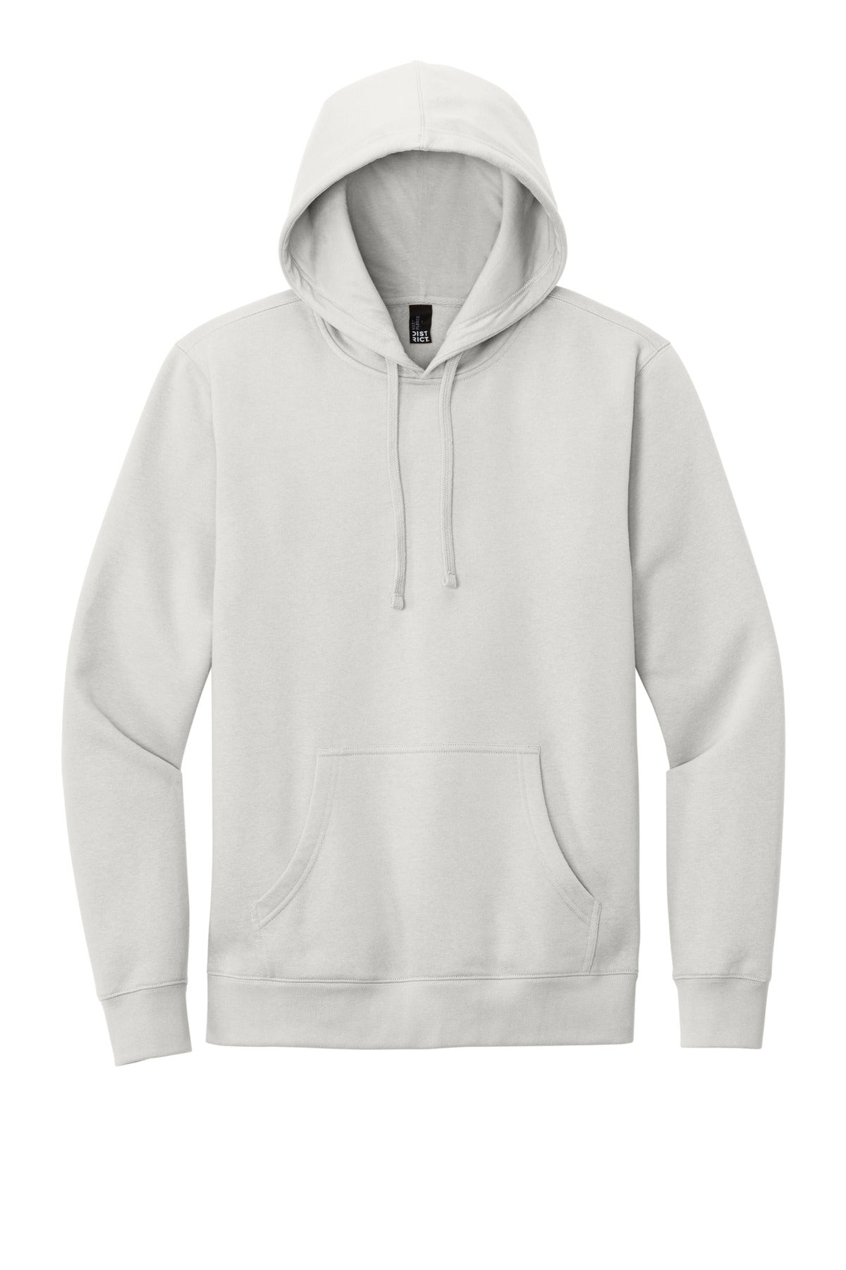 Custom Embroidered District Sweatshirts in White Smoke