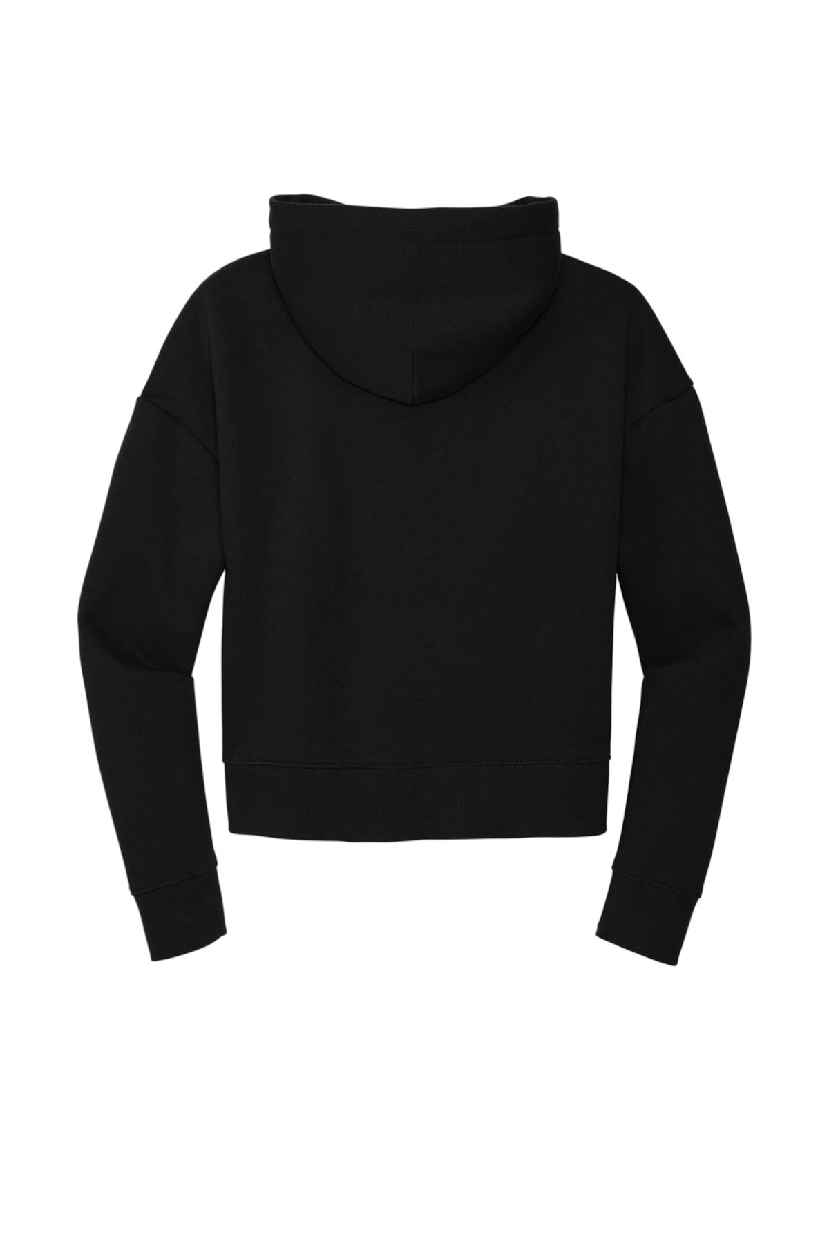 Custom Embroidered District Sweatshirts in Black