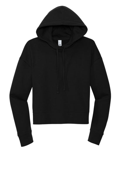 Custom Embroidered District Sweatshirts in Black