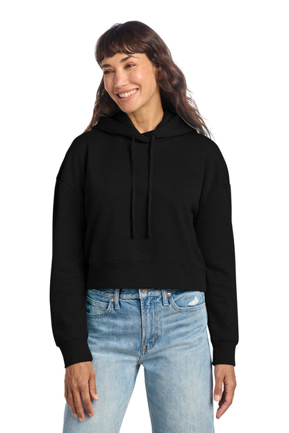 Custom Embroidered District Sweatshirts in Black