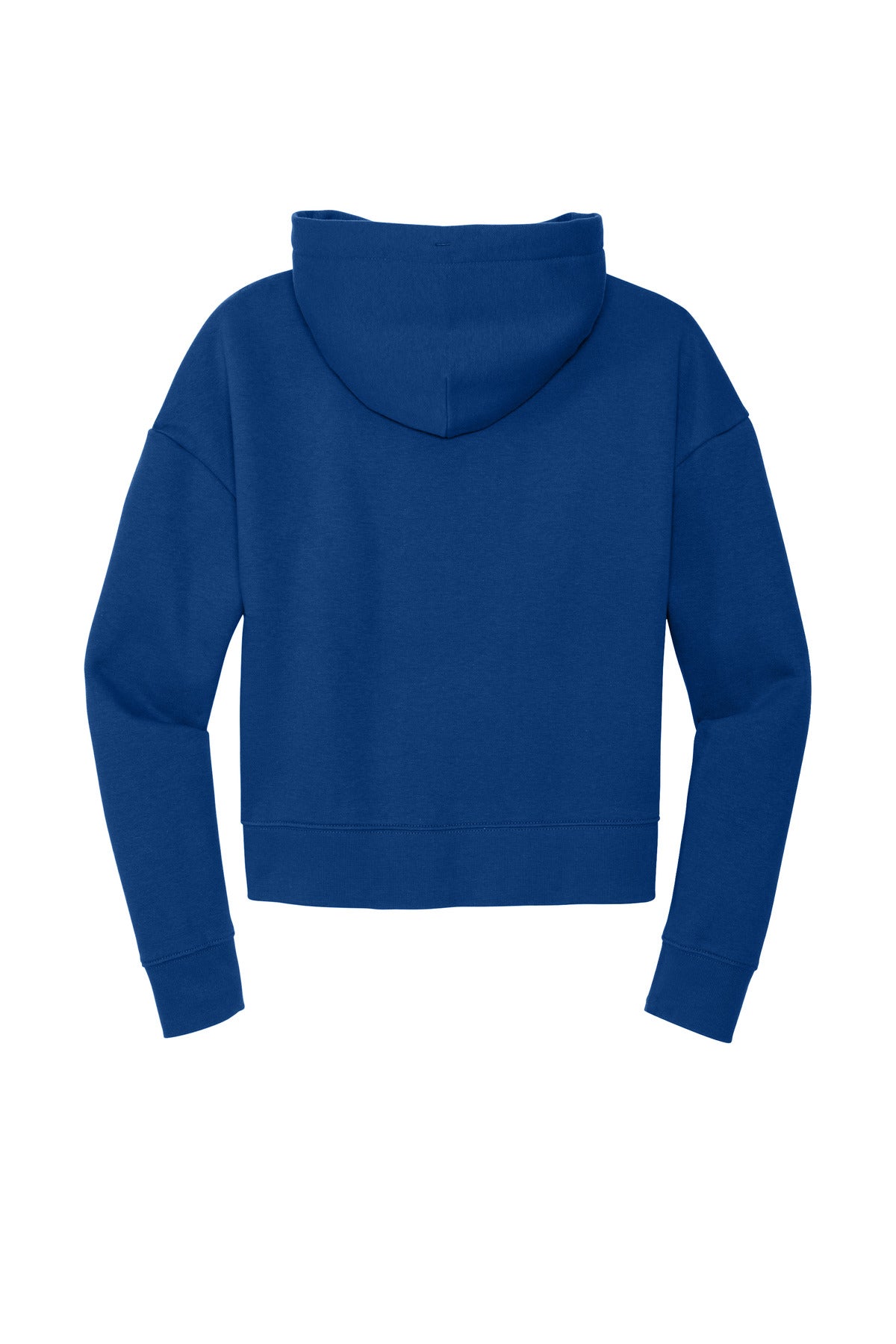 Custom Embroidered District Sweatshirts in Deep Royal