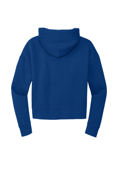 Custom Embroidered District Sweatshirts in Deep Royal