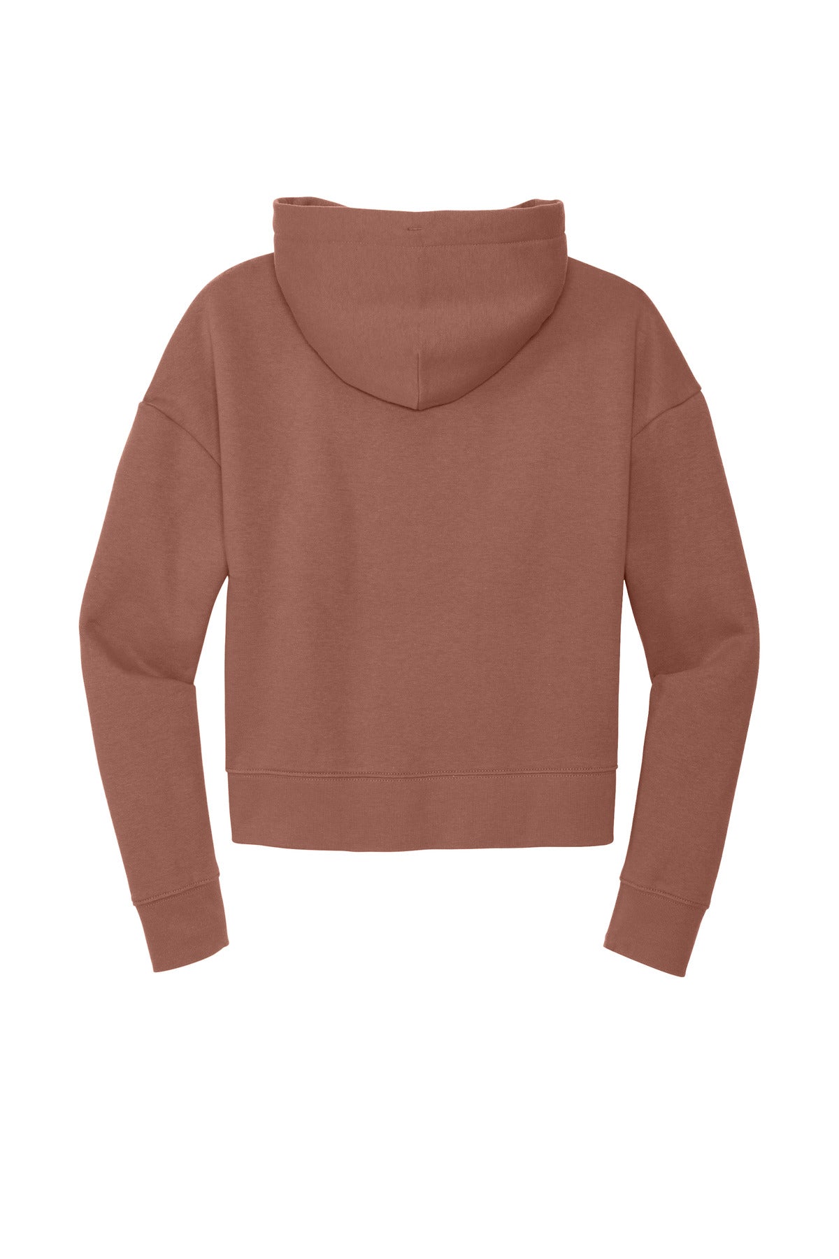 Custom Embroidered District Sweatshirts in Desert Rose