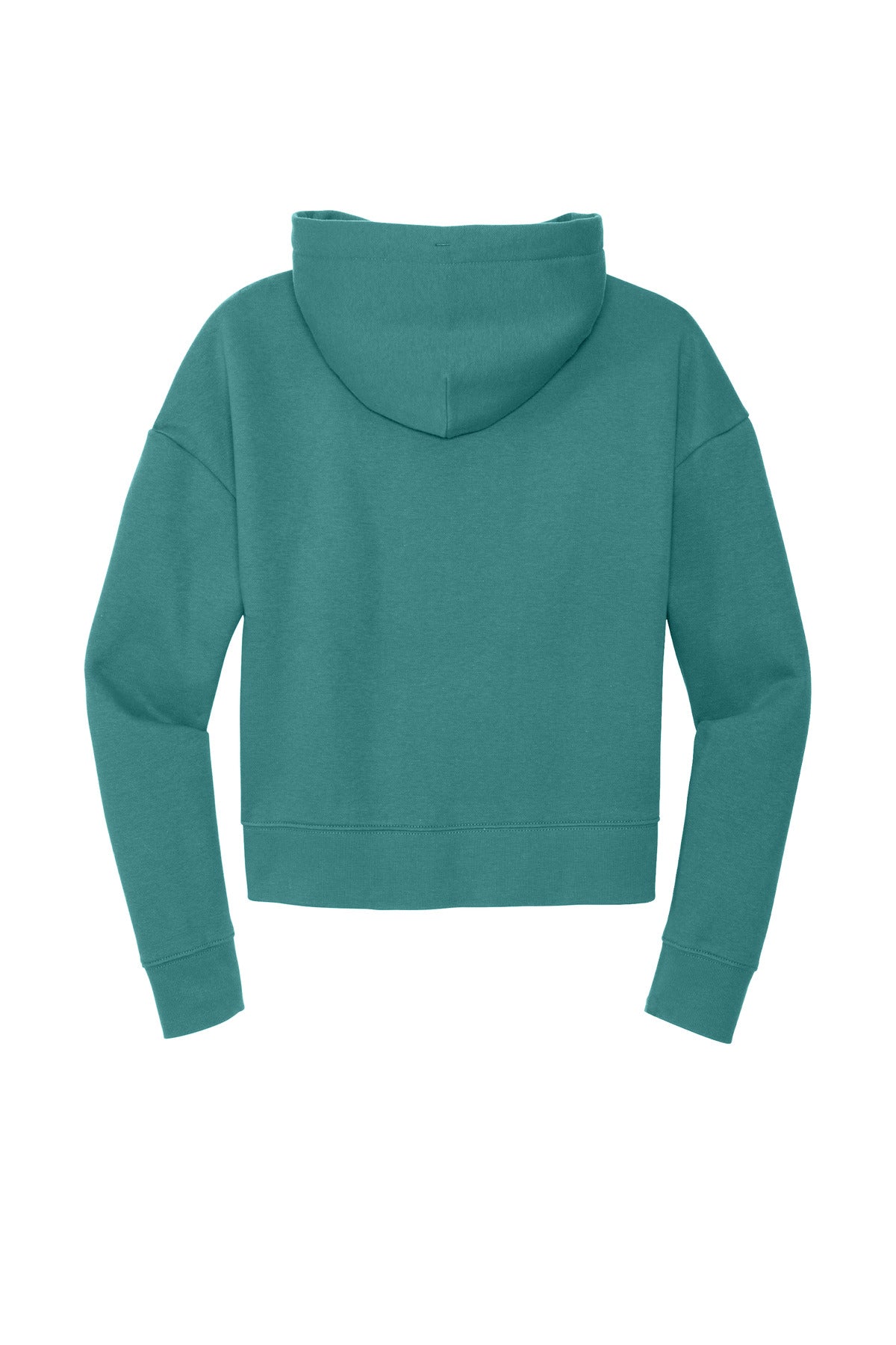 Custom Embroidered District Sweatshirts in Eucalyptus Blue