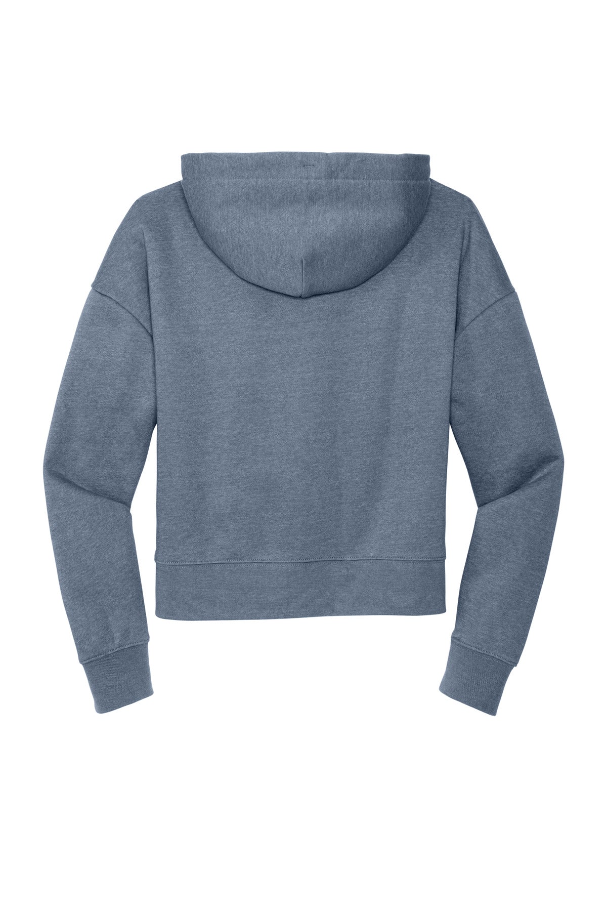 Custom Embroidered District Sweatshirts/Fleece in Flint Blue Heather