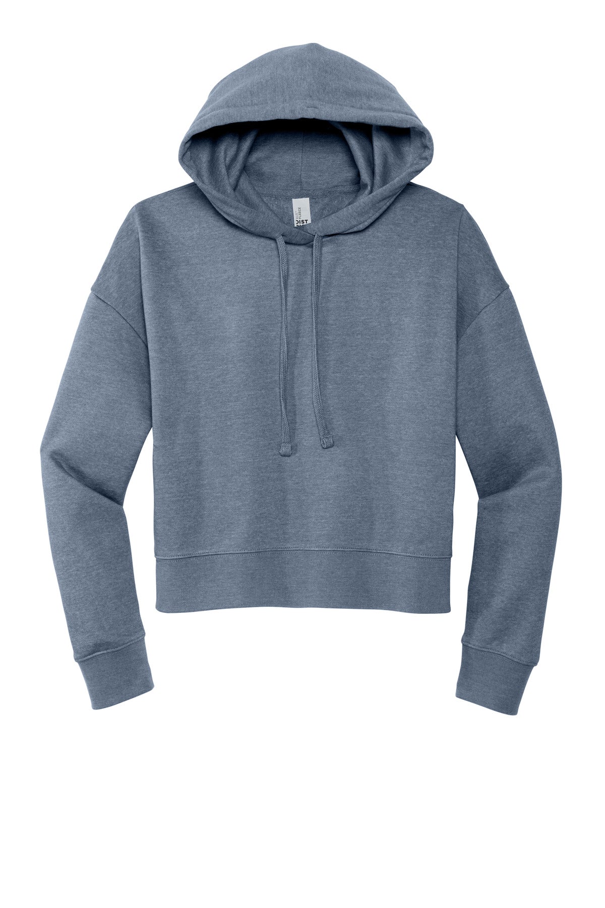 Custom Embroidered District Sweatshirts/Fleece in Flint Blue Heather