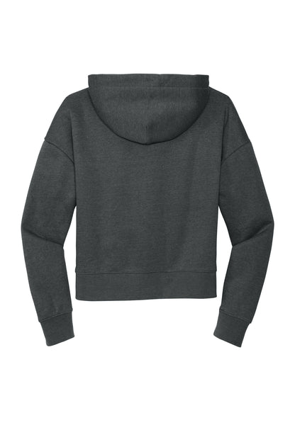 Custom Embroidered District Sweatshirts in Heathered Charcoal