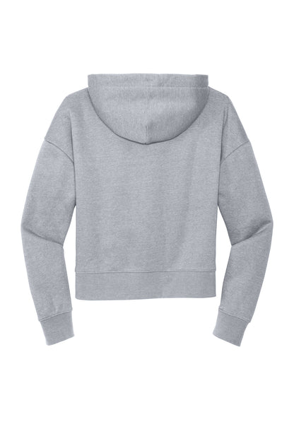 Custom Embroidered District Sweatshirts/Fleece in Light Heather Grey