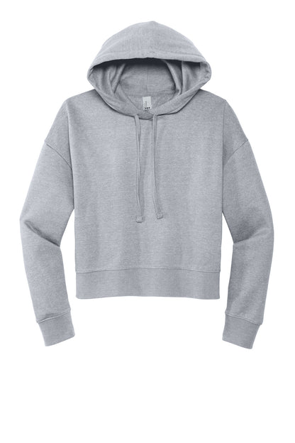 Custom Embroidered District Sweatshirts/Fleece in Light Heather Grey