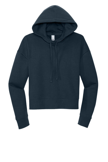Custom Embroidered District Sweatshirts in New Navy