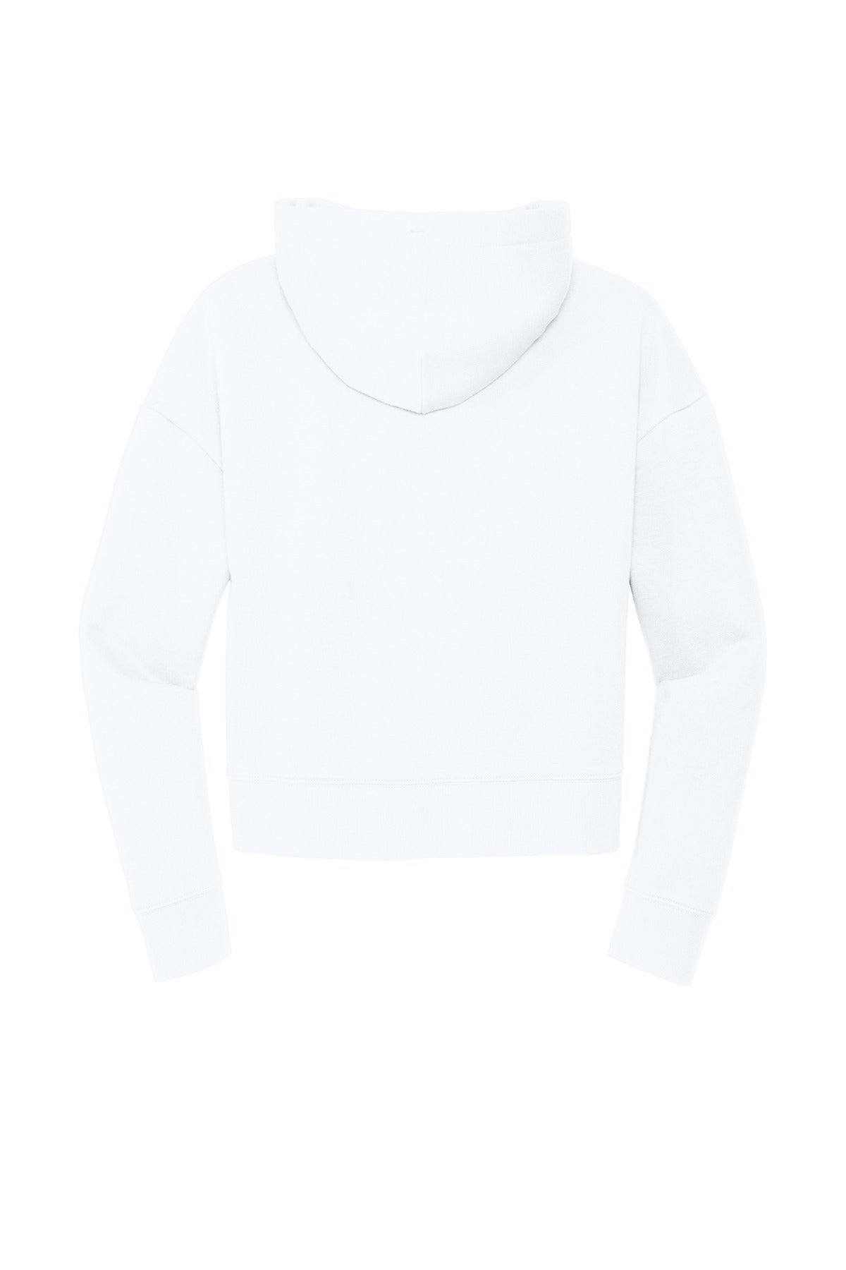 Custom Embroidered District Sweatshirts/Fleece in White
