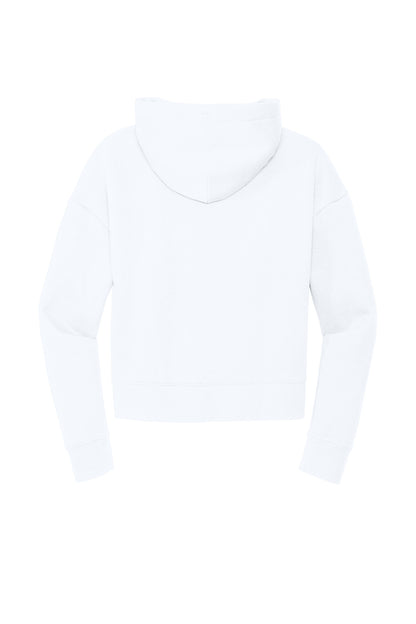 Custom Embroidered District Sweatshirts in White