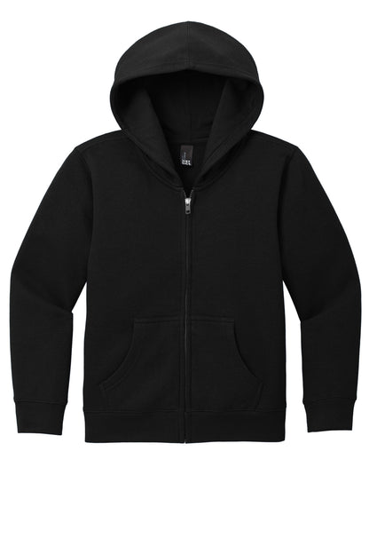 Custom Embroidered District Sweatshirts/Fleece in Black