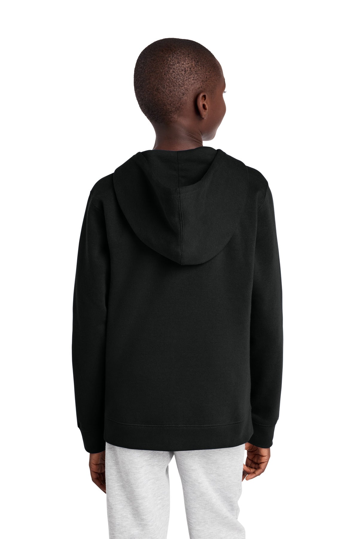Custom Embroidered District Sweatshirts/Fleece in Black