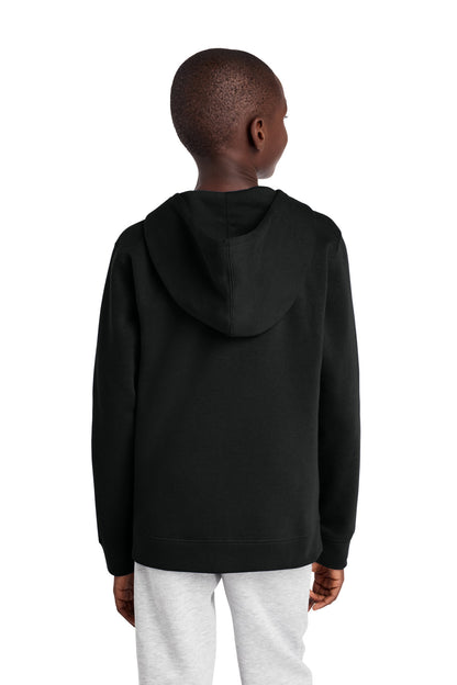 Custom Embroidered District Sweatshirts in Black