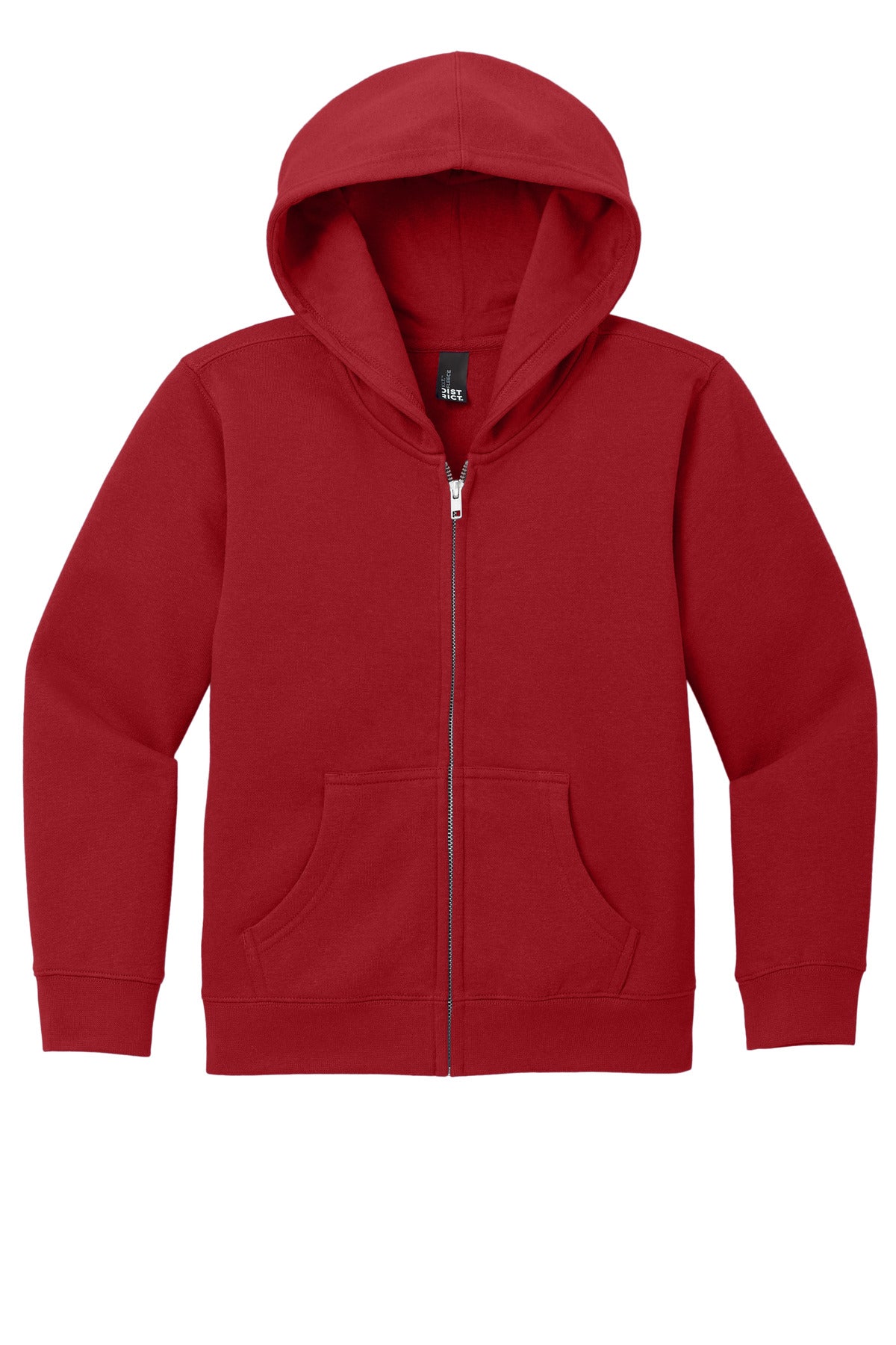 Custom Embroidered District Sweatshirts/Fleece in Classic Red