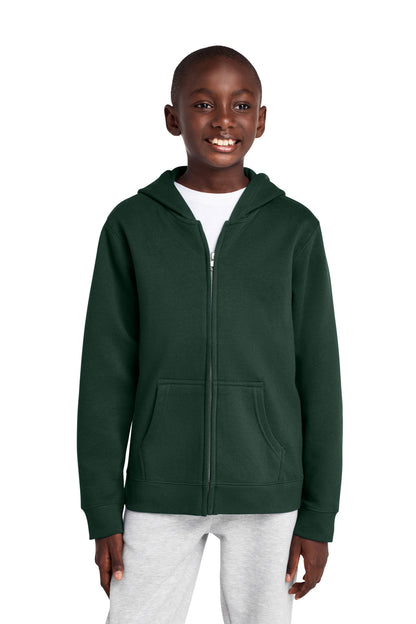 Custom Embroidered District Sweatshirts/Fleece in Forest Green