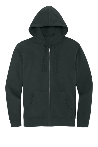 Custom Embroidered District Sweatshirts in Charcoal