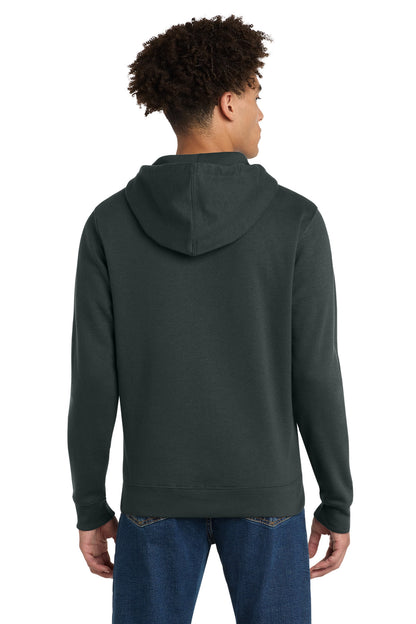 Custom Embroidered District Sweatshirts in Charcoal