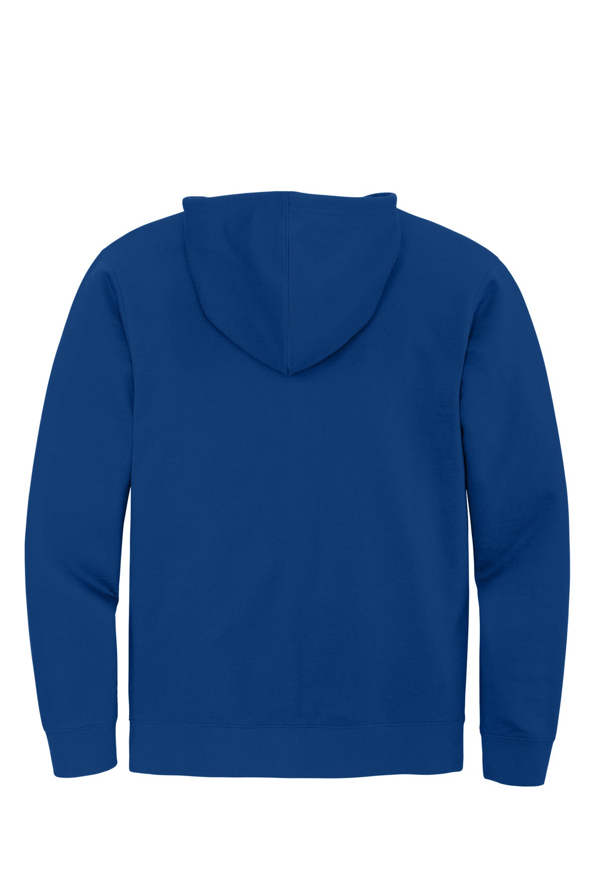 Custom Embroidered District Sweatshirts in Deep Royal