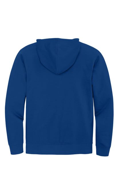 Custom Embroidered District Sweatshirts in Deep Royal