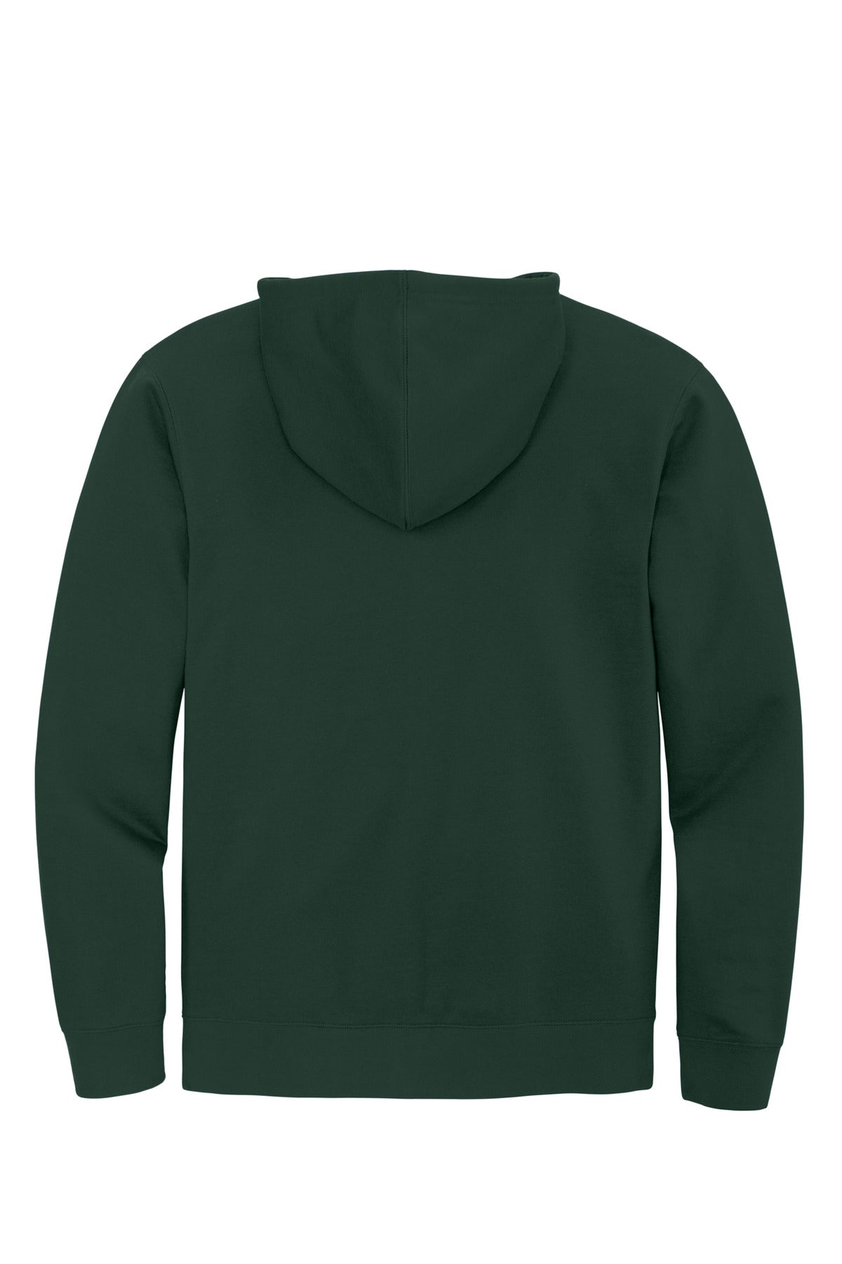 Custom Embroidered District Sweatshirts in Forest Green