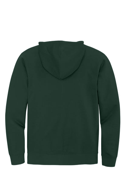 Custom Embroidered District Sweatshirts in Forest Green