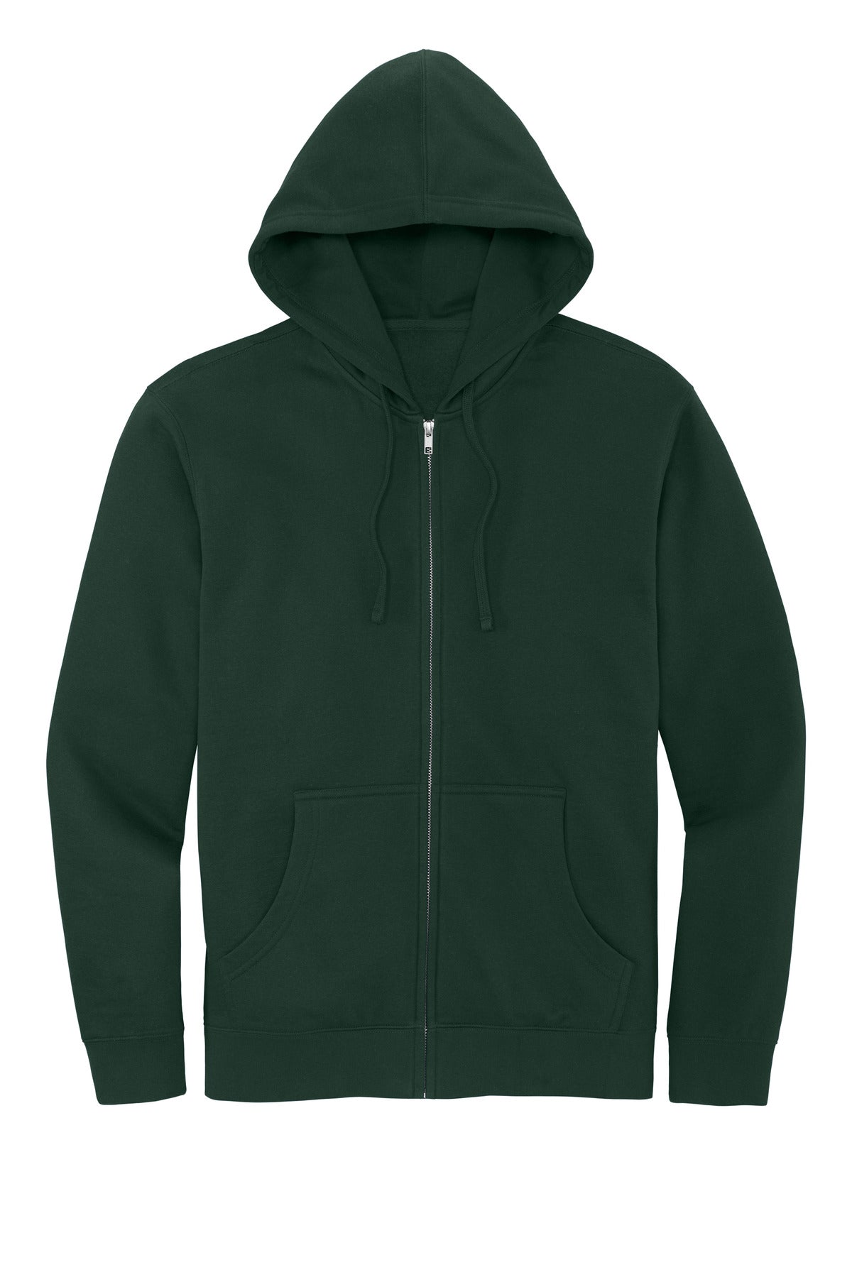 Custom Embroidered District Sweatshirts in Forest Green