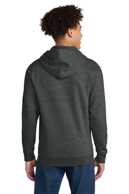 Custom Embroidered District Sweatshirts in Heathered Charcoal