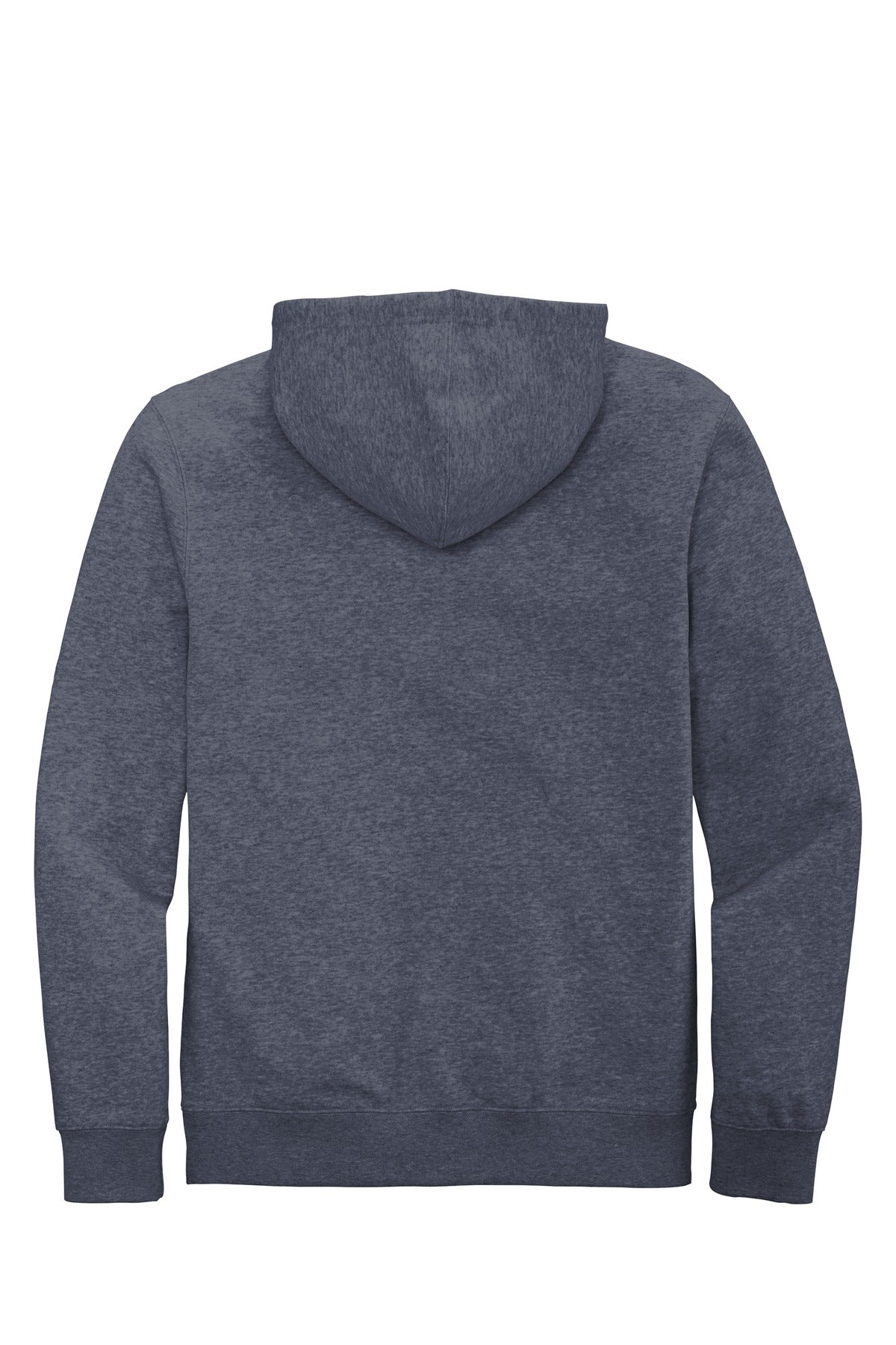 Custom Embroidered District Sweatshirts in Heathered Navy