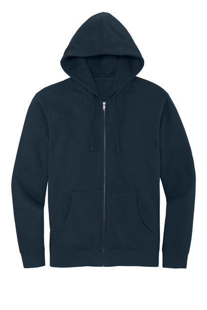 Custom Embroidered District Sweatshirts in New Navy
