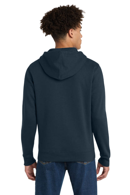 Custom Embroidered District Sweatshirts in New Navy