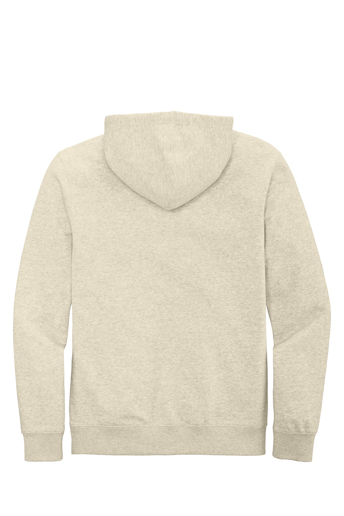 Custom Embroidered District Sweatshirts in Oatmeal Heather