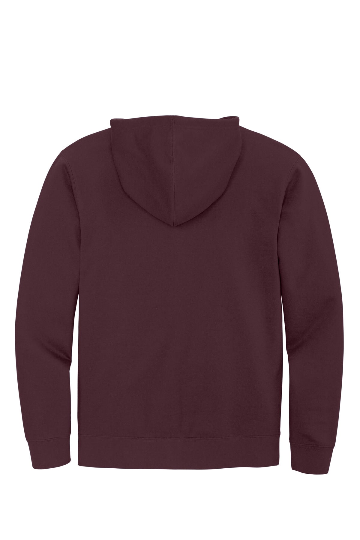 Custom Embroidered District Sweatshirts in Plum