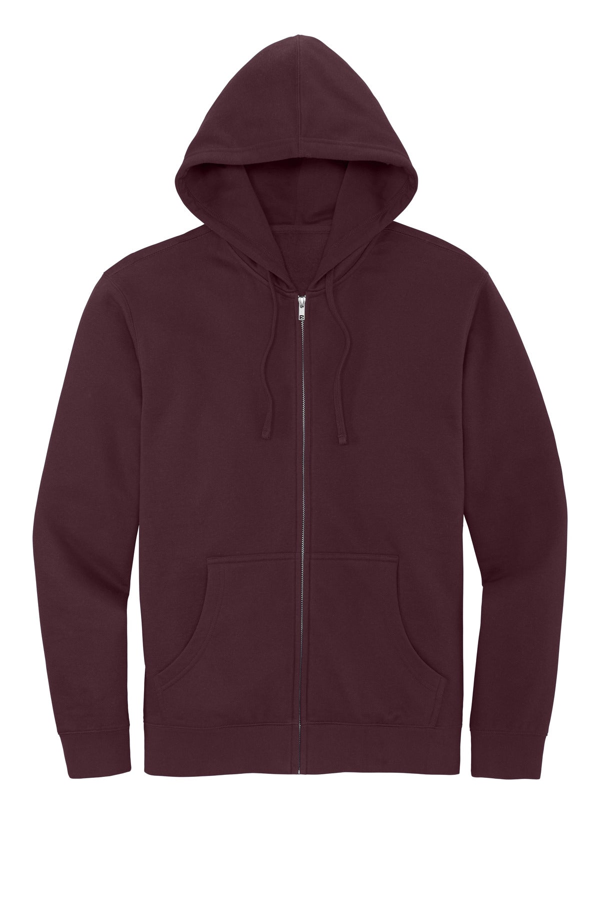 Custom Embroidered District Sweatshirts in Plum