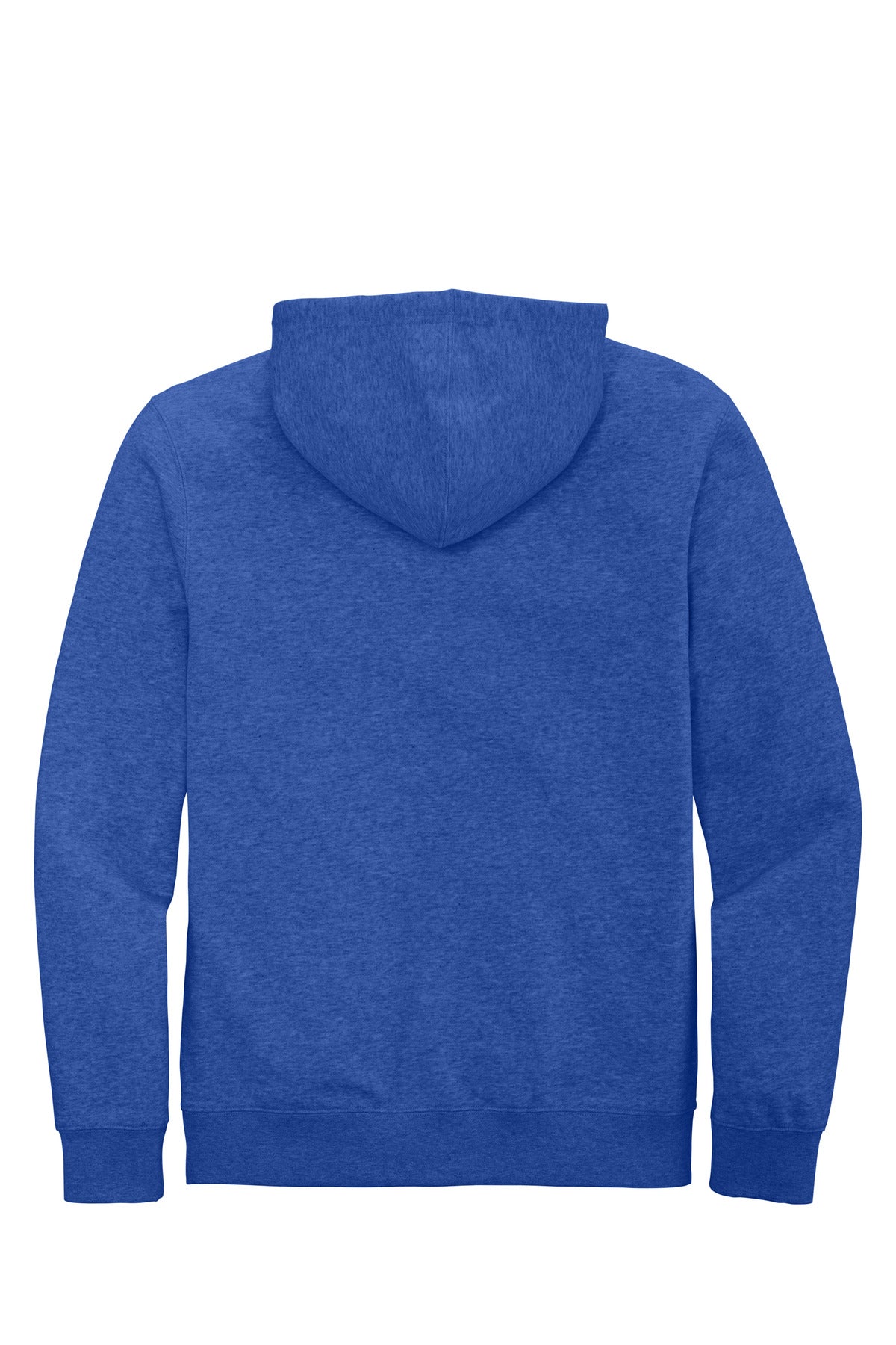 Custom Embroidered District Sweatshirts in Royal Frost