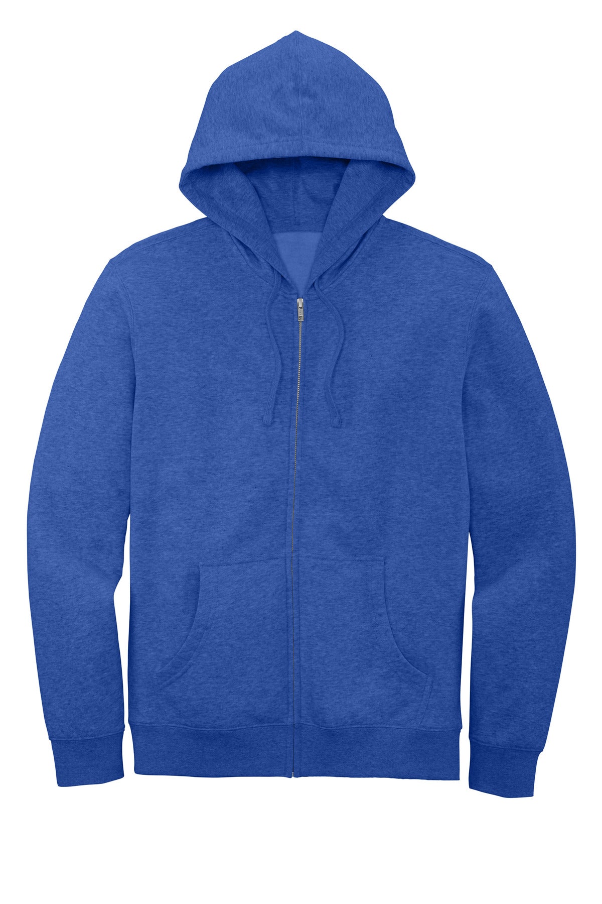 Custom Embroidered District Sweatshirts in Royal Frost